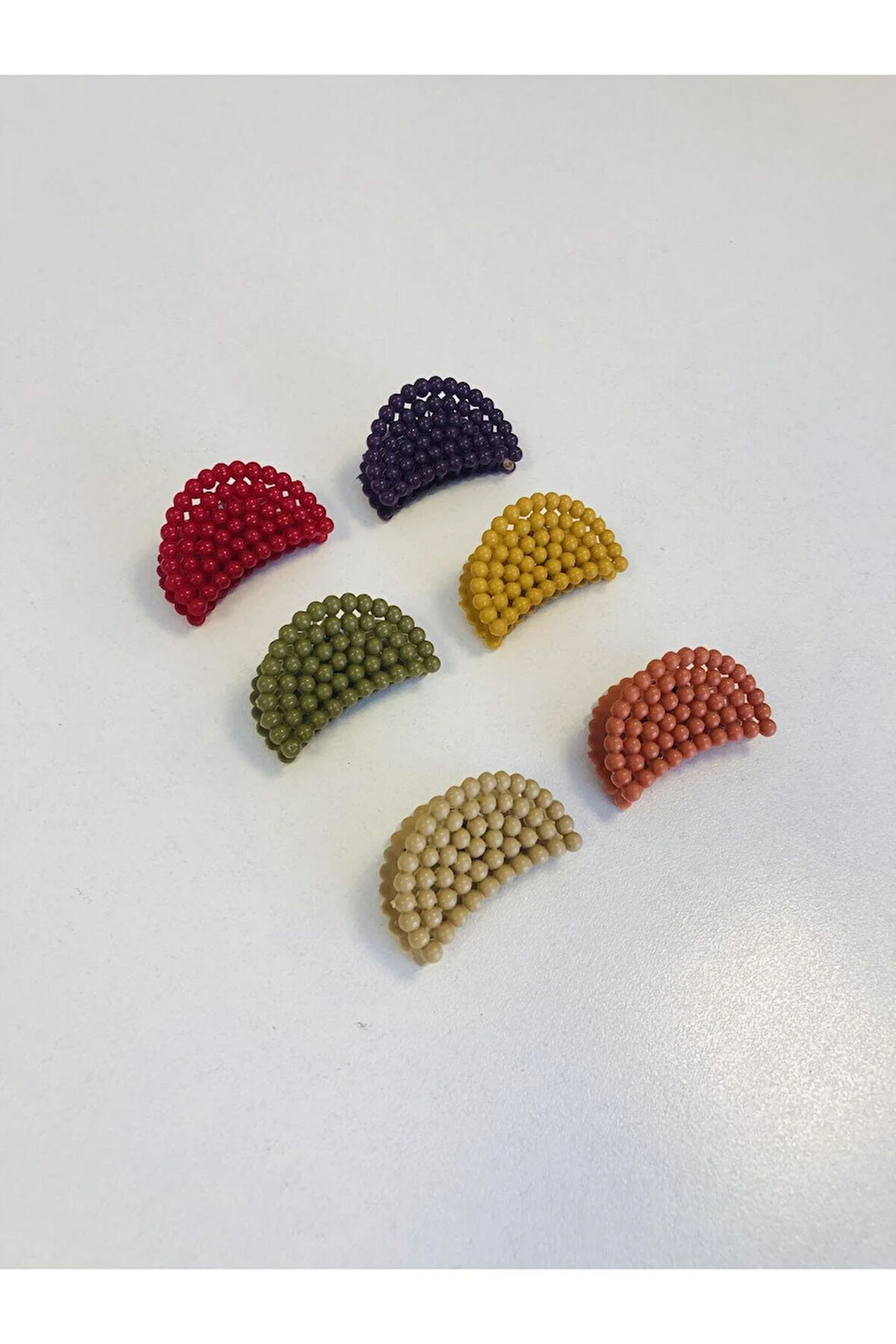 İnci Model 6 Adet Küçük Boy Mandal Toka Seti