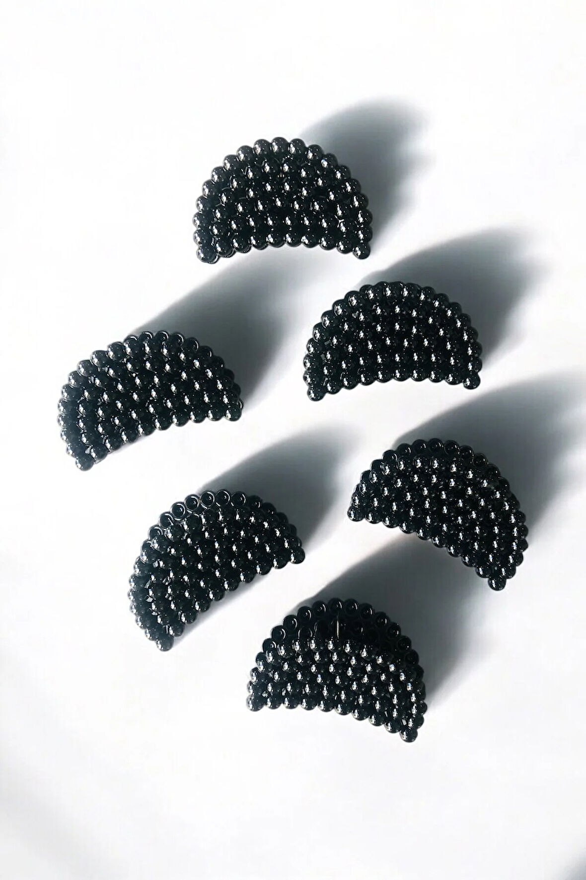 Boncuk Model 6 Adet Büyük Boy 6 Cm Mandal Toka