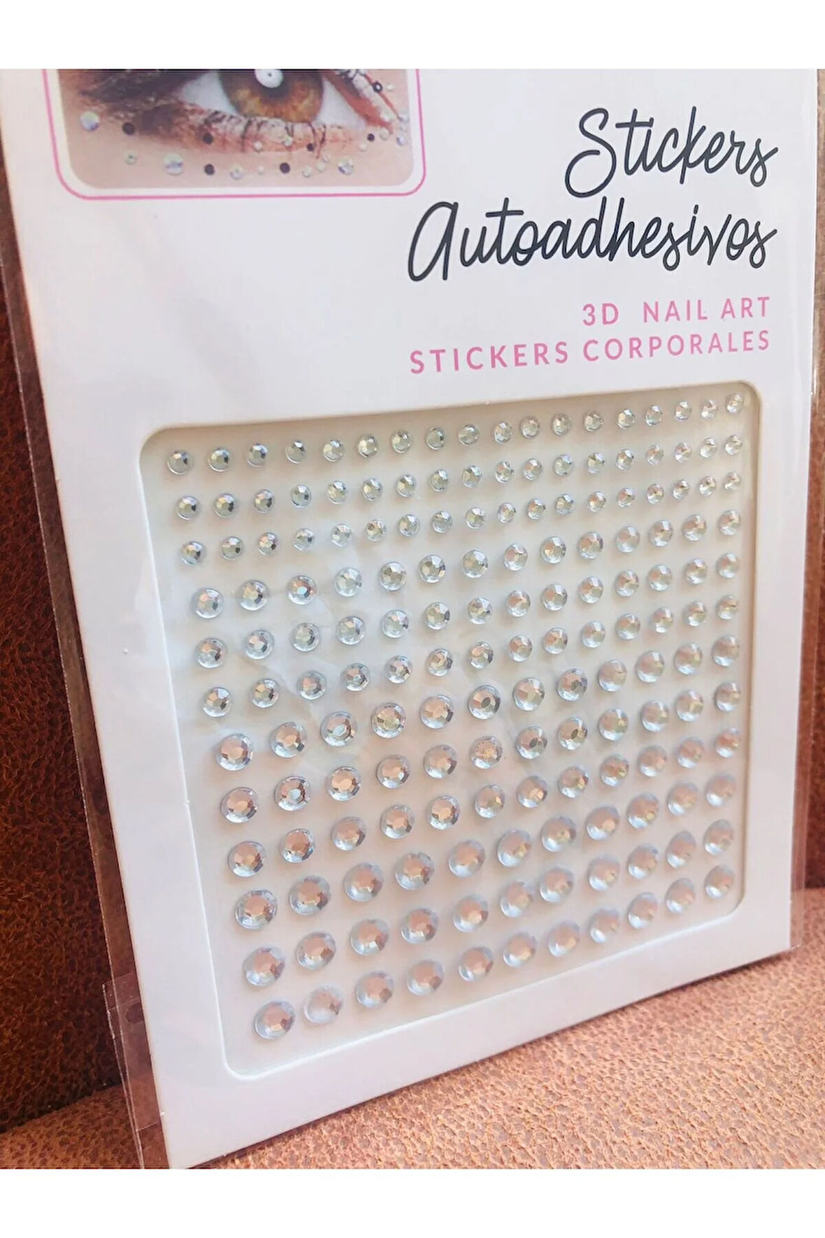 Kendinden Yapışkanlı Taş Sticker – 3D Nail Art & Yüz Taşı | 165’li Farklı Boylarda Set