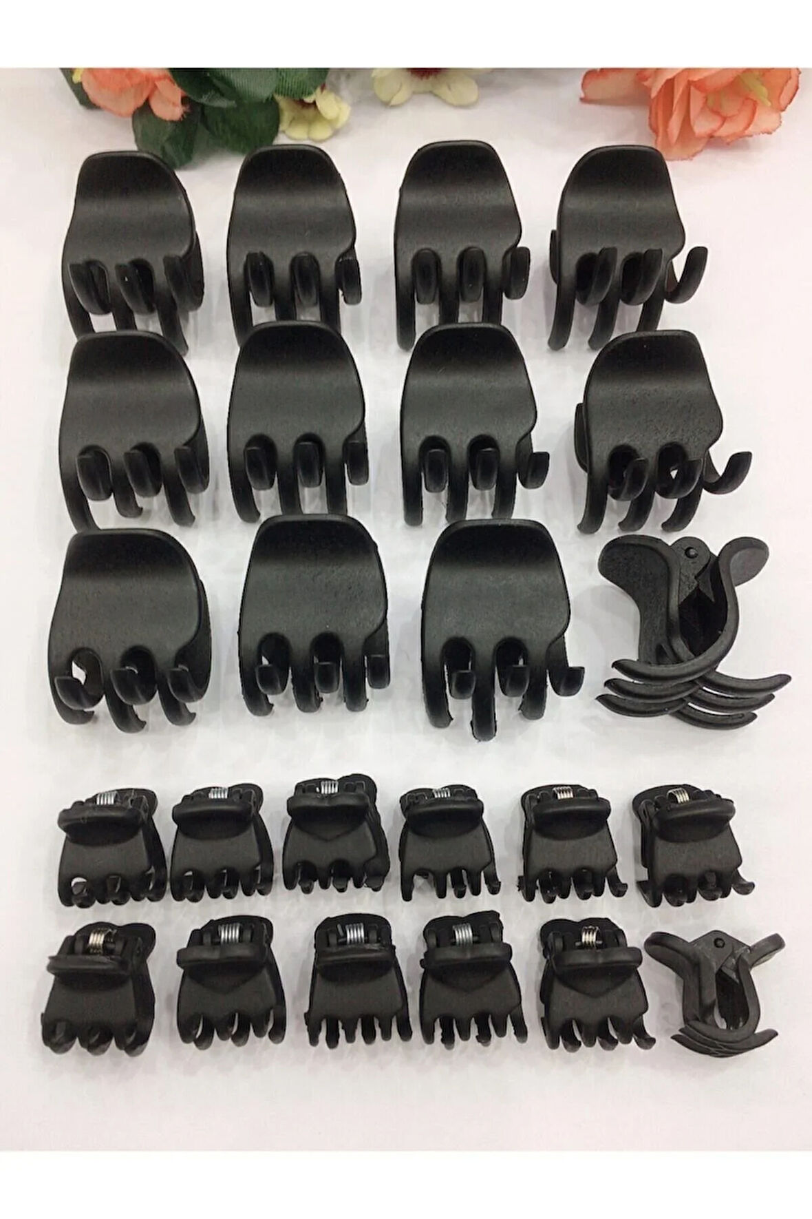 6 Adet Kırılmaz 2x3 Cm Mandal Toka Seti