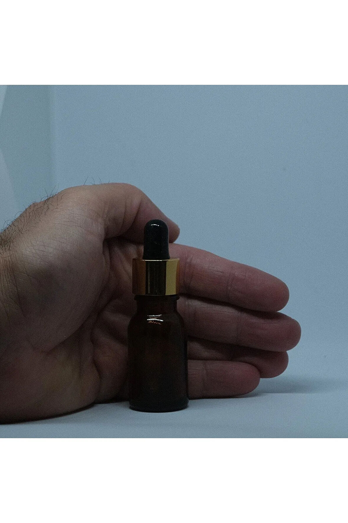 DAMLALIKLI 10 ML 5 ADET AMBER ŞİŞE