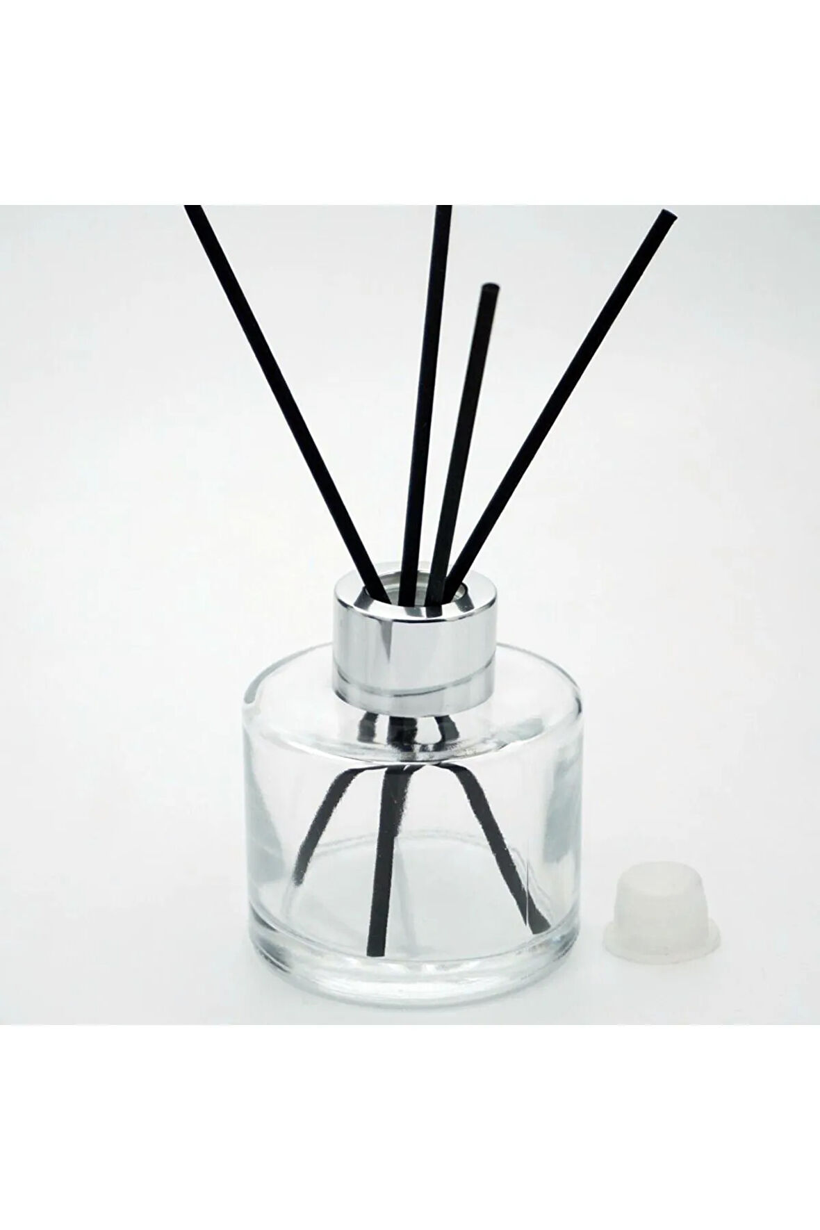 SİLİNDİR BOŞ BAMBU 100 ML ( 2 ADET ) ŞEFFAF ODA ŞİŞESİ