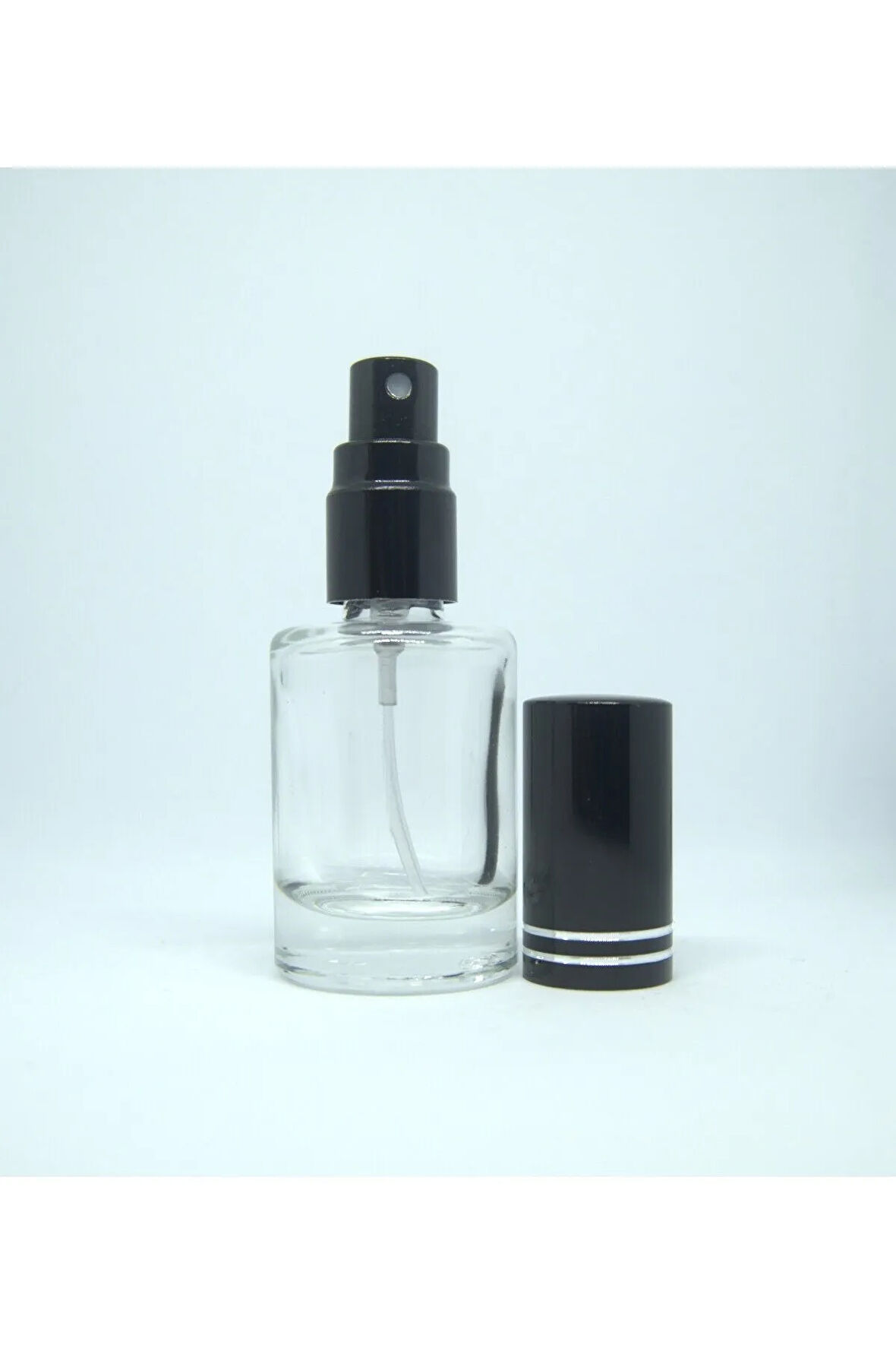 BOŞ PARFÜM VE KOLONYA ŞİŞESİ 12 ML (10 ADET) BOŞ METAL SİYAH SPREY