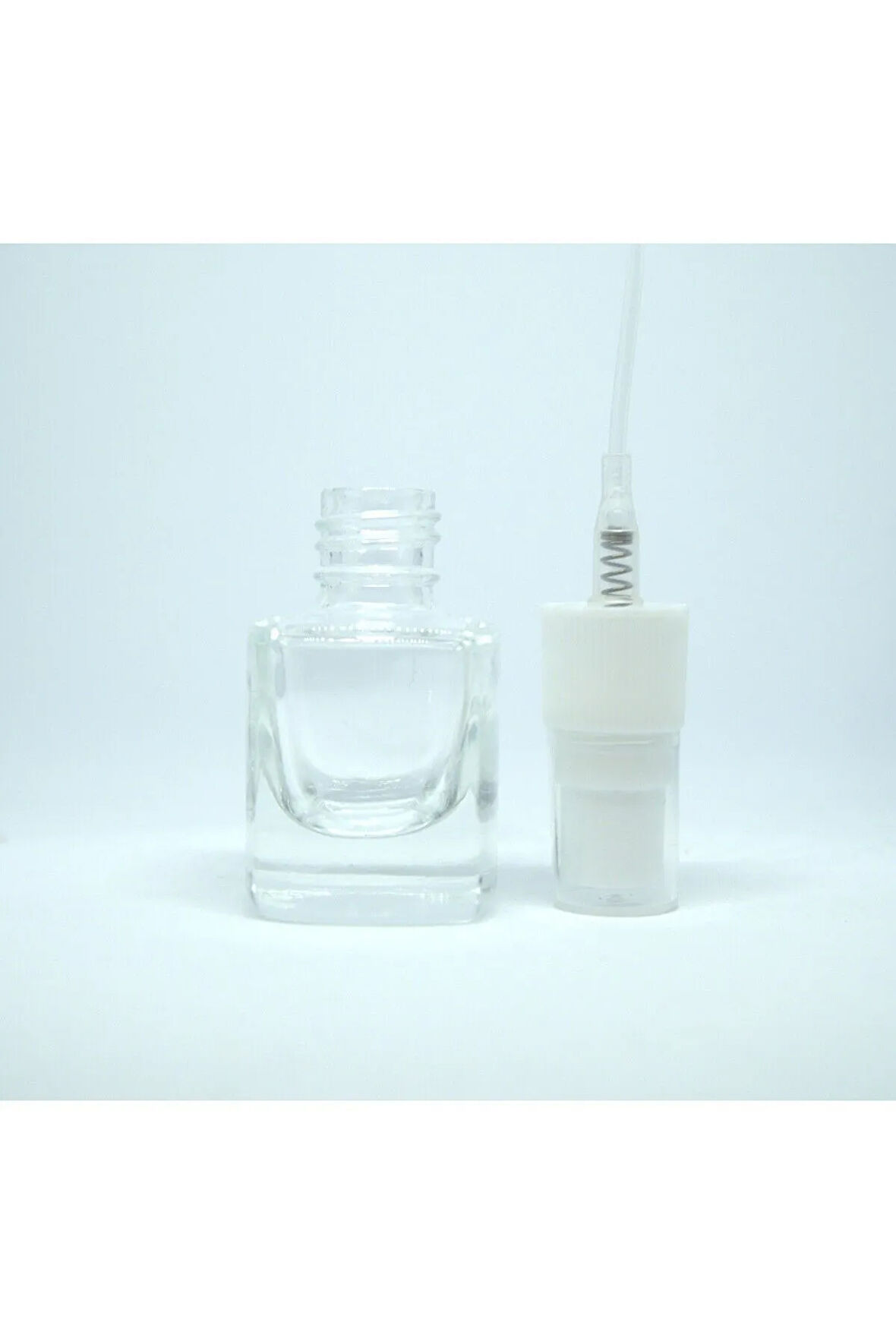 BOŞ PARFÜM VE KOLONYA ŞİŞESİ 5 ML 10 ADET BOŞ CAM BEYAZ SPREY ŞİŞE