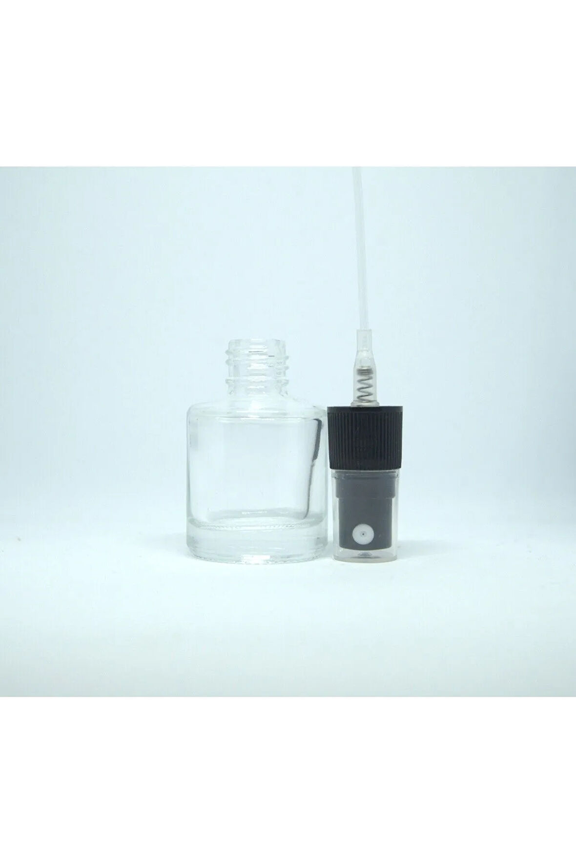 BOŞ PARFÜM VE KOLONYA ŞİŞESİ 5 ML 5 ADET BOŞ CAM SİYAH SPREY ŞİŞE