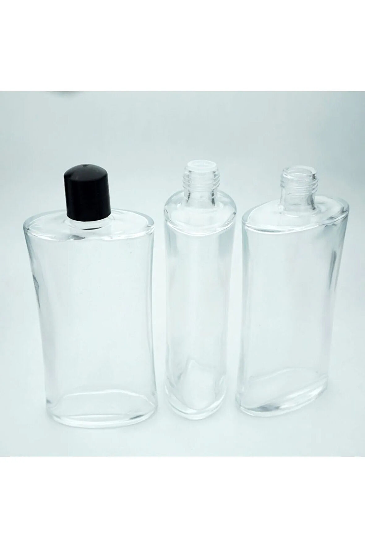 BOŞ KOLONYA ŞİŞESİ 160 ML (3 ADET) ŞEFFAF BOŞ ŞİŞE