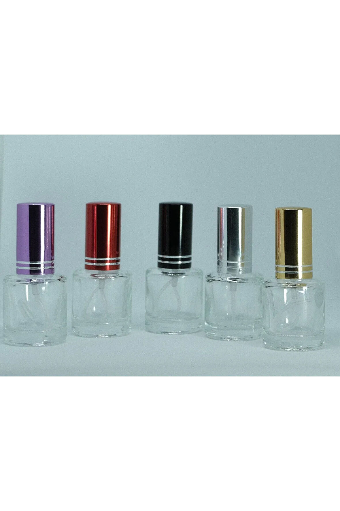 Boş Parfüm Şişesi 7 ml (3 ADET) Metal Sprey Ve Kapak Boş