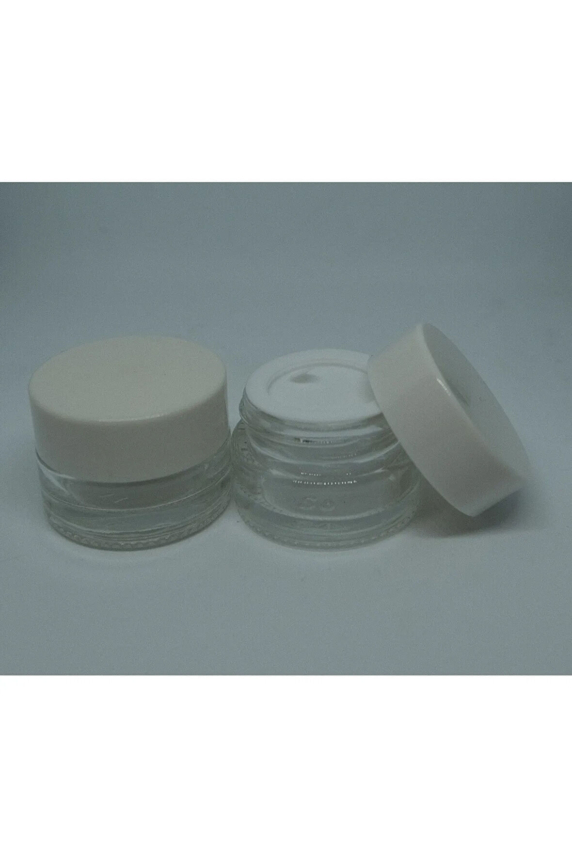 BOŞ KREM KAVANOZU 10 ML (5 ADET) BOŞ ŞEFFAF KUTU