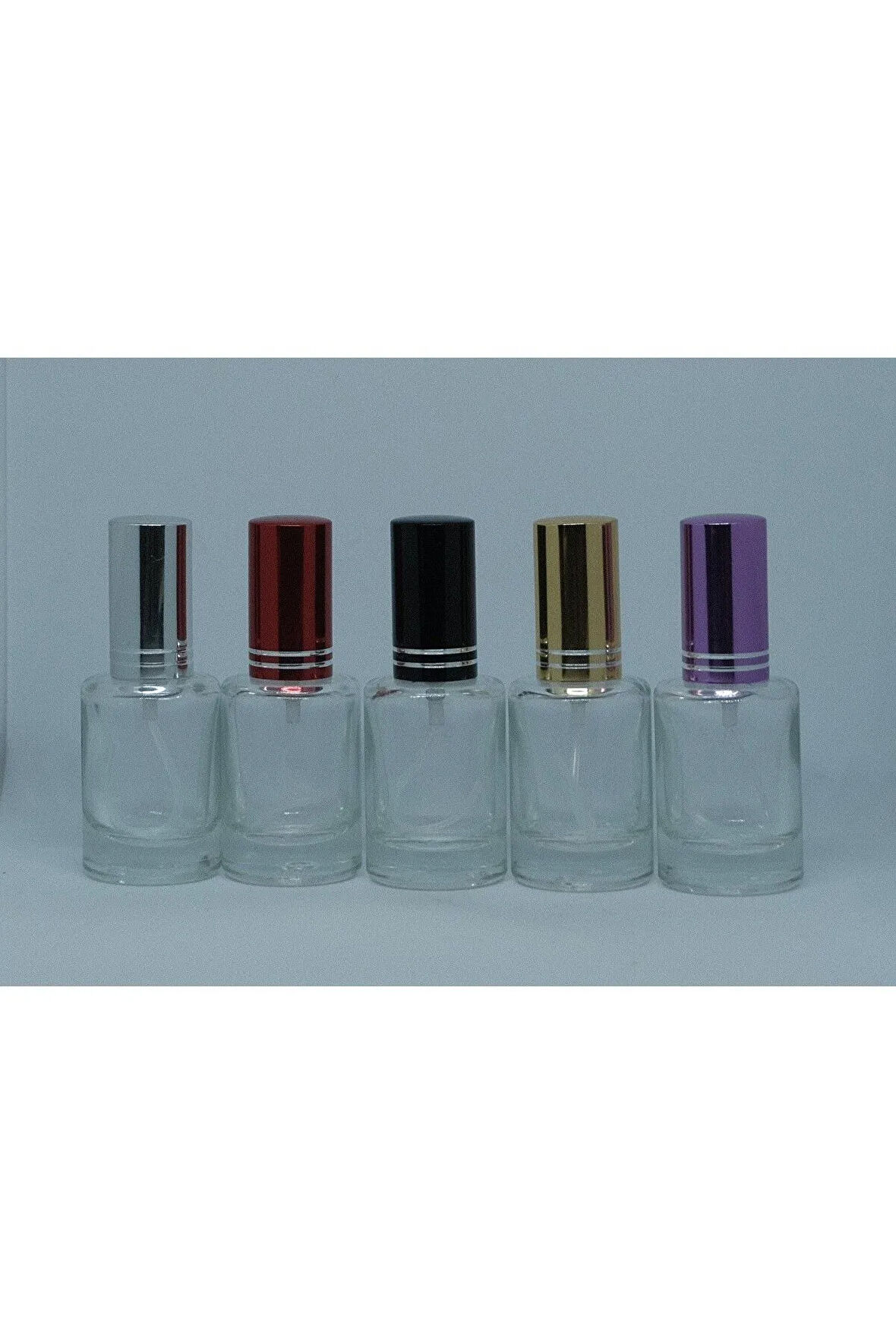 Parfüm Şişesi 12 ml (3 ADET) Metal Valf Ve Kapak Model