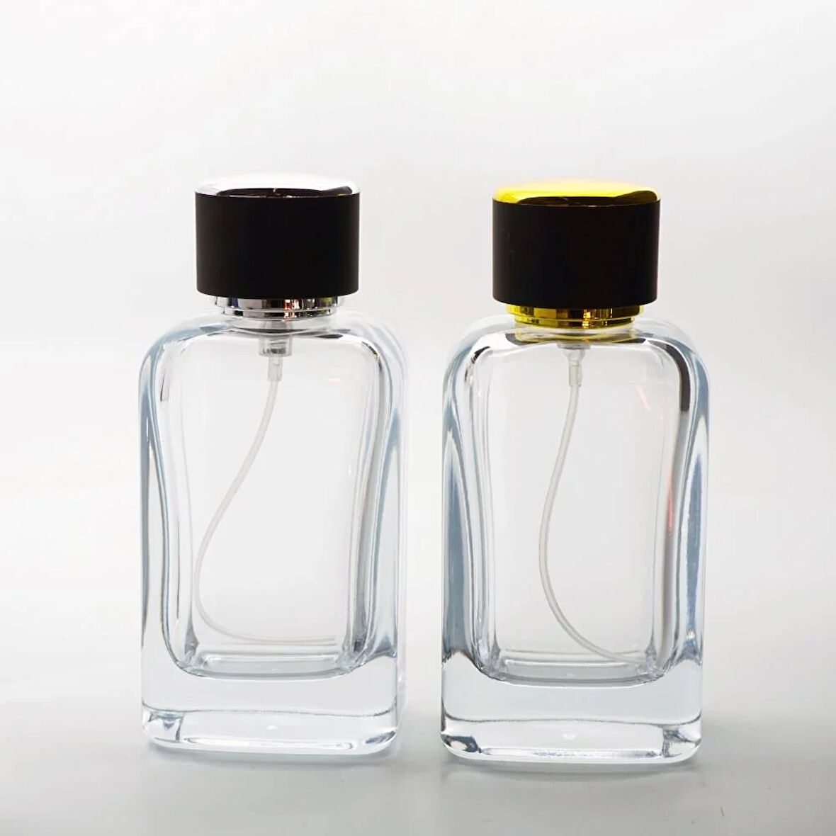 BOŞ PARFÜM ŞİŞESİ 100 ML KLASS (5 ADET) (SPREY APARAT İLE KAPATILIR-KOLAY KAPAMA) BOŞ ŞİŞE