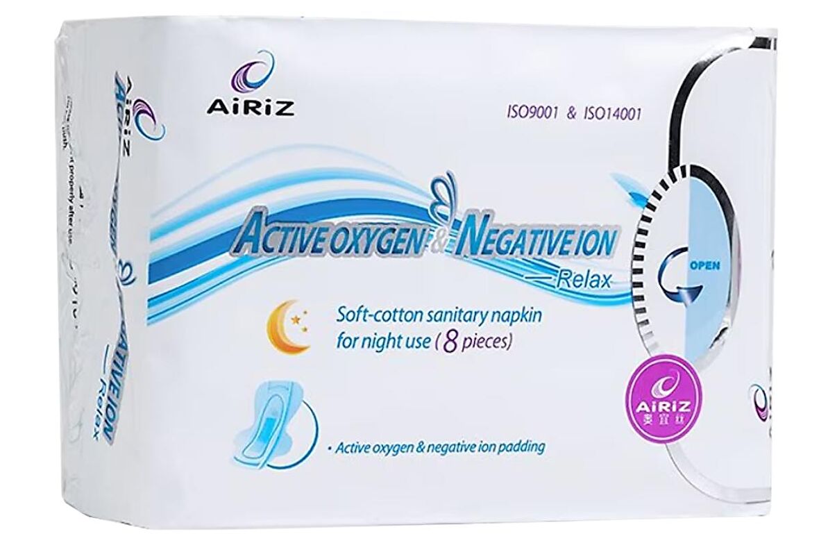 Tiens Airiz Gece 8li Hijyenik Kadın Pedi 1 Paket