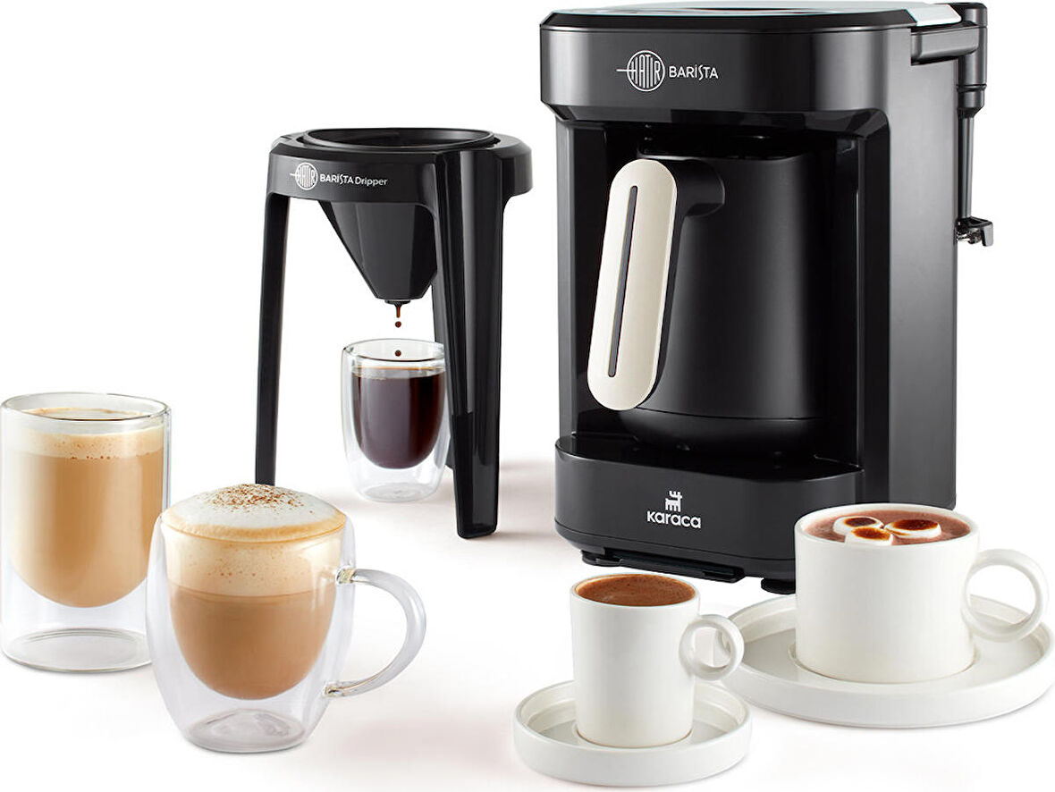 Karaca Hatır Barista Cappuccino ve Türk Kahve Makinesi Krem