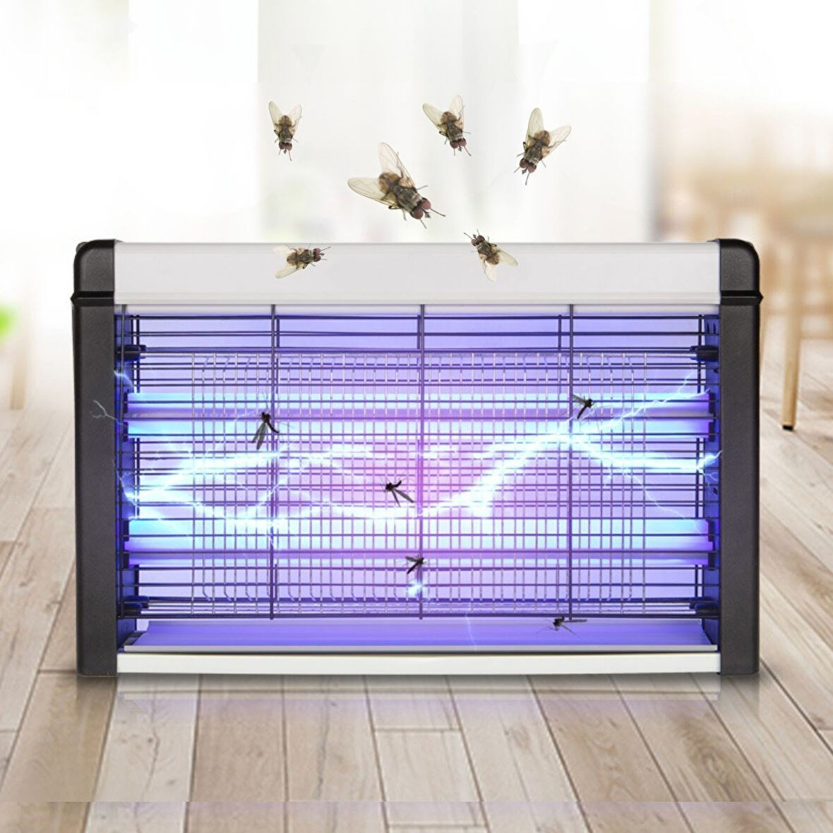 CT-STONES® 6W Taşınabilir ve Asılabilir Elektrikli Led Sivrisinek Yok Edici Hem Gece Lambası Hem Haşere Engelleyici Makine