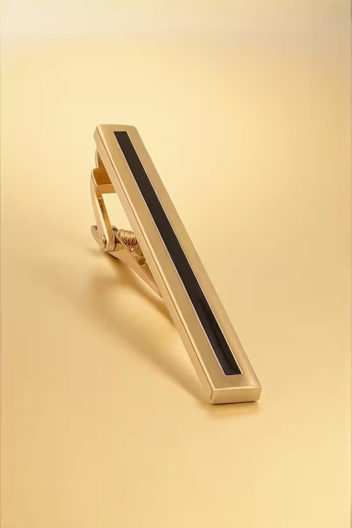 Çizgili Gold Kravat İğnesi