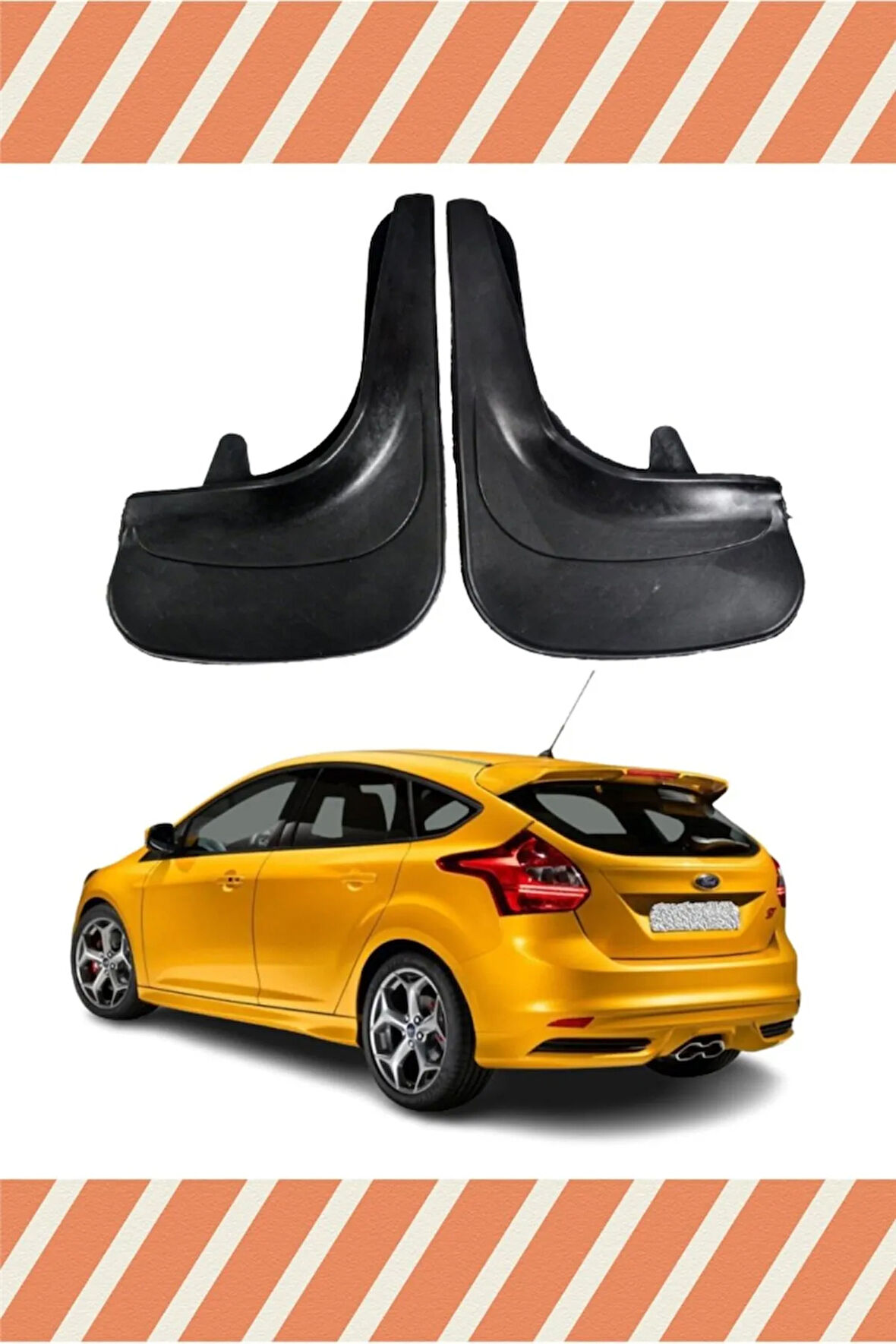 Ford Focus 3 Hb 2011-2015 2’li tozluk çamurluk paçalık kolay montajlı dayanıklı koruma