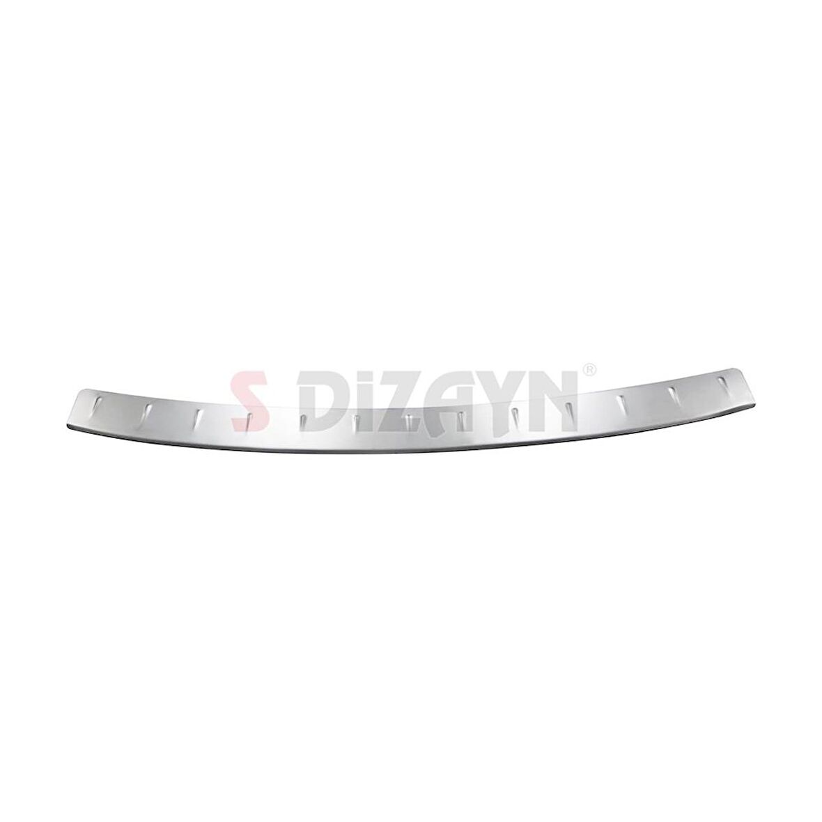 S-Dizayn Skoda Octavia 2 A5 SW Krom Arka Tampon Eşiği Dar Model 2009-2013