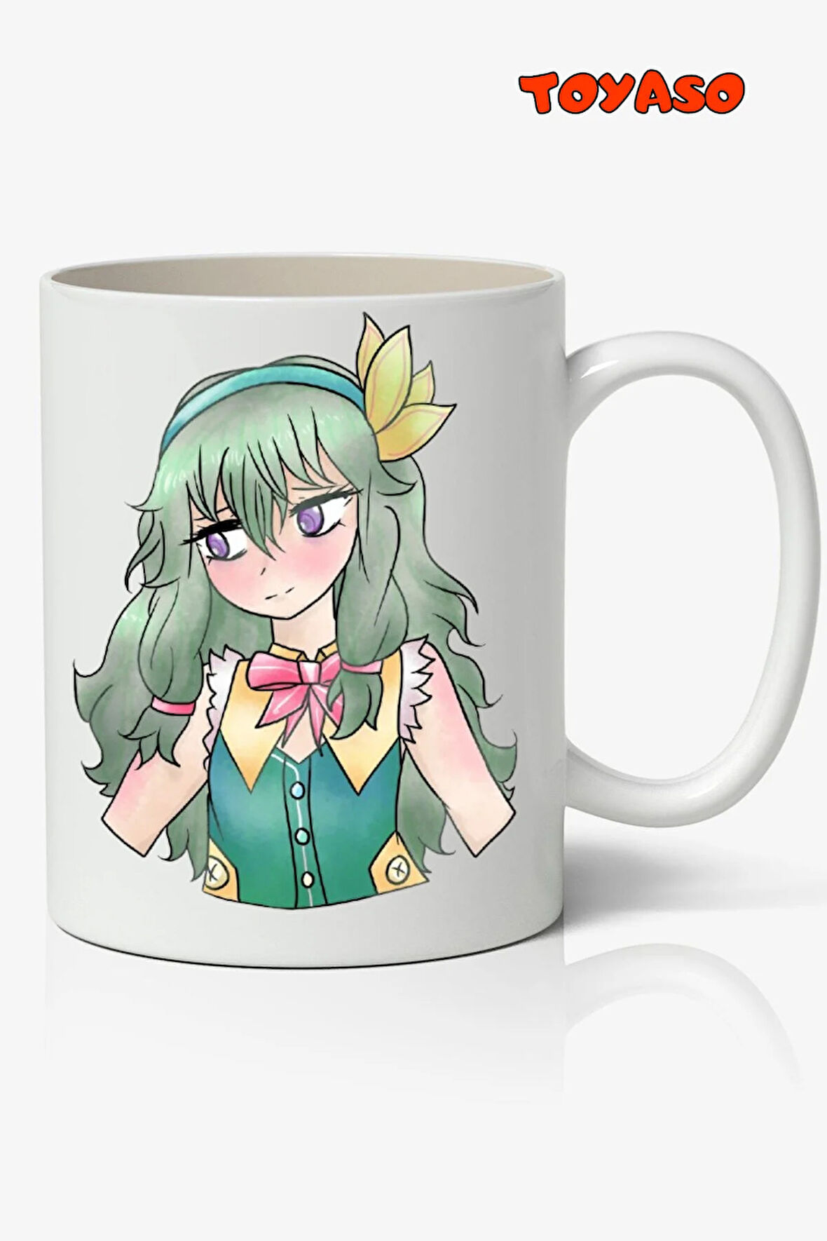 Nene Kusanagi Hatsune MikuAnime Temalı Beyaz Kupa Bardak Sevgiliye Arkadaşa Hediye