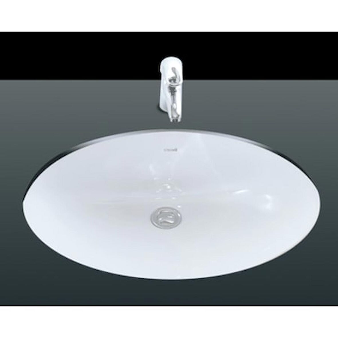 Creavit TP214 Tezgah Altı Oval Lavabo 37*47 cm Beyaz