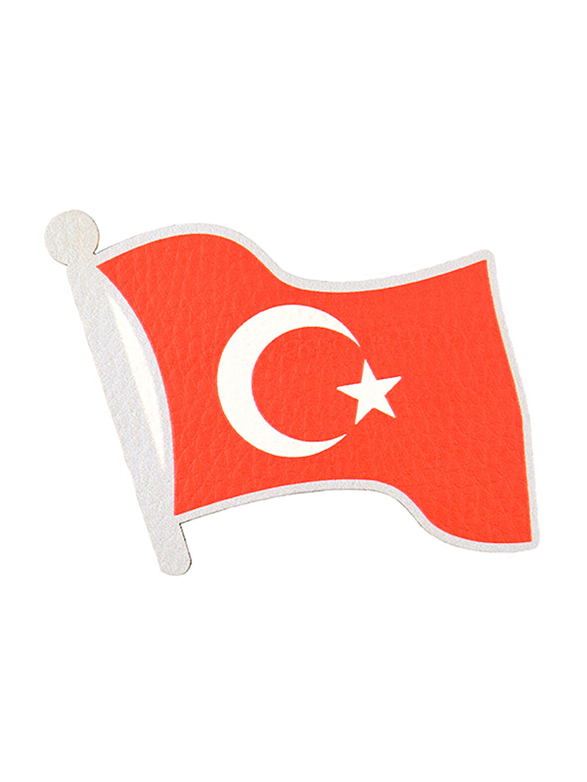 Dalgalı Türkiye Bayrak - Cırt - Patch - Peç - Arma