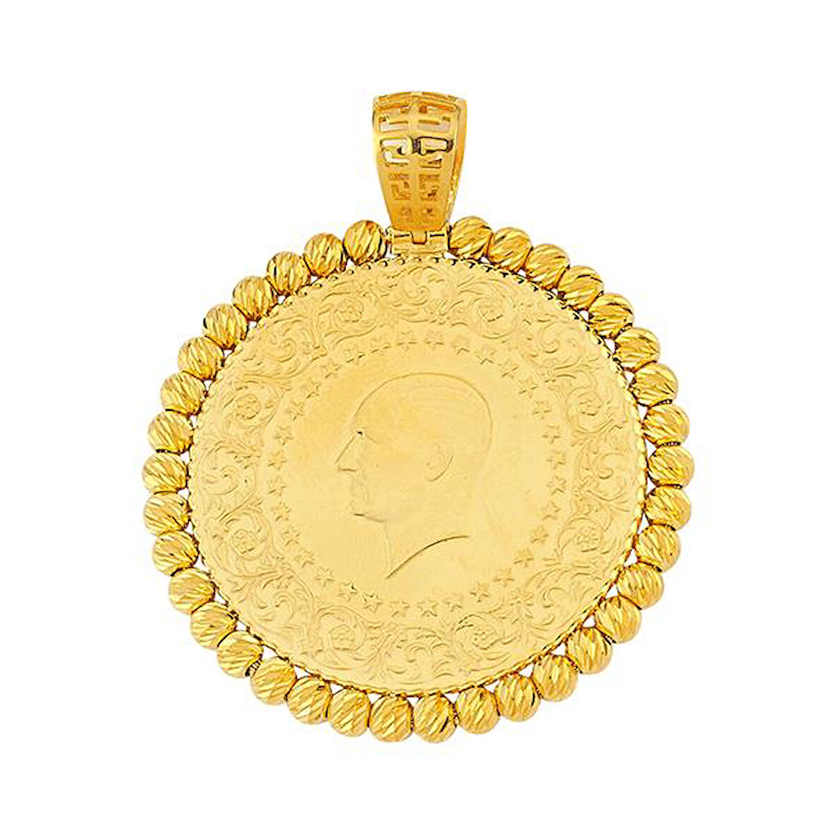 Altın Çerçeve Kolye Ucu