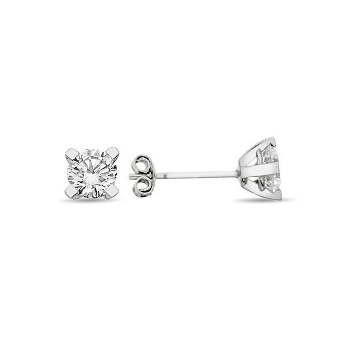 Altın Tektaş Küpe 1,7 Gram