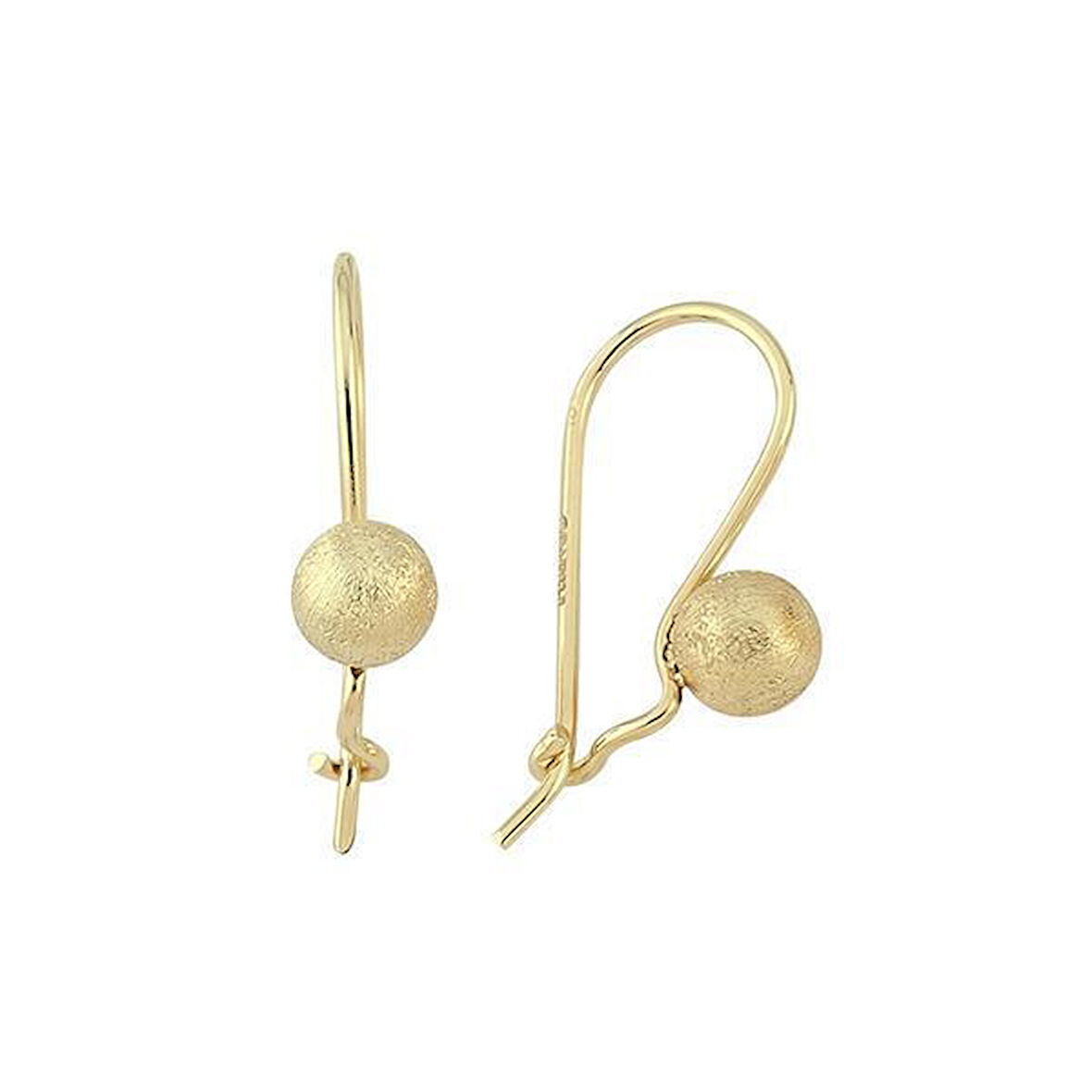 Altın Top Küpe 1,56 Gram