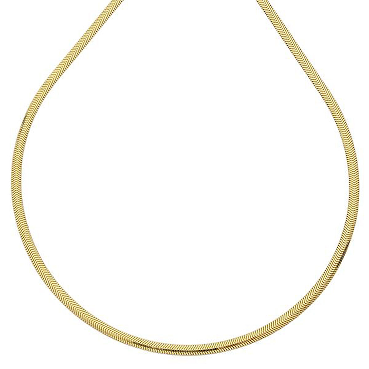 Altın İtalyan Balık Sırtı Zincir