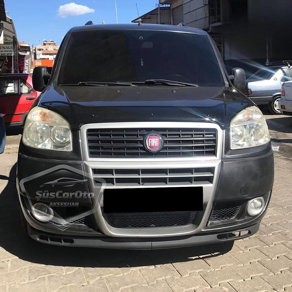 Fiat Doblo D2 2005-2010 Uyumlu Üniversal Laguna Lip Esnek Ön Lip 2 Parça Tampon Altı Dil Karlık Ön Ek