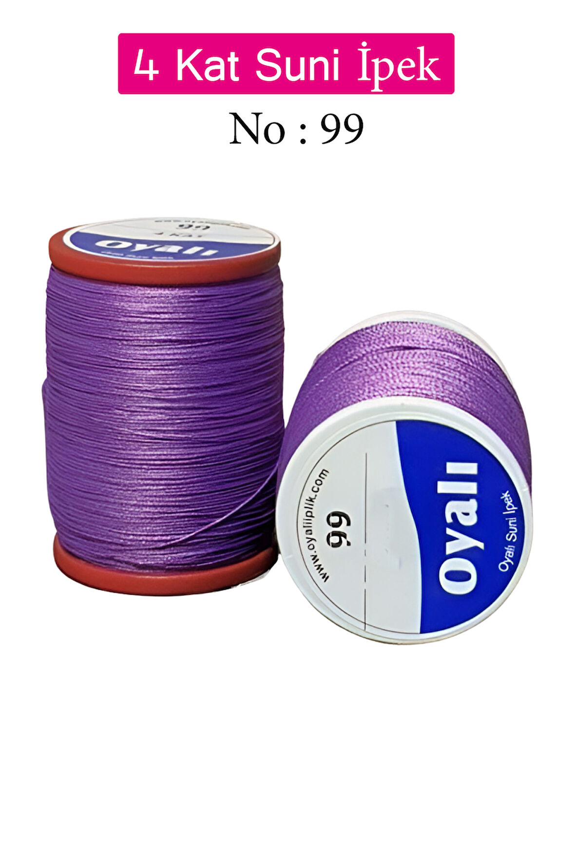Oyalı 4 Kat Suni İpek İplik İğne Oyası Boncuk İpi Tığ Oyası No:99