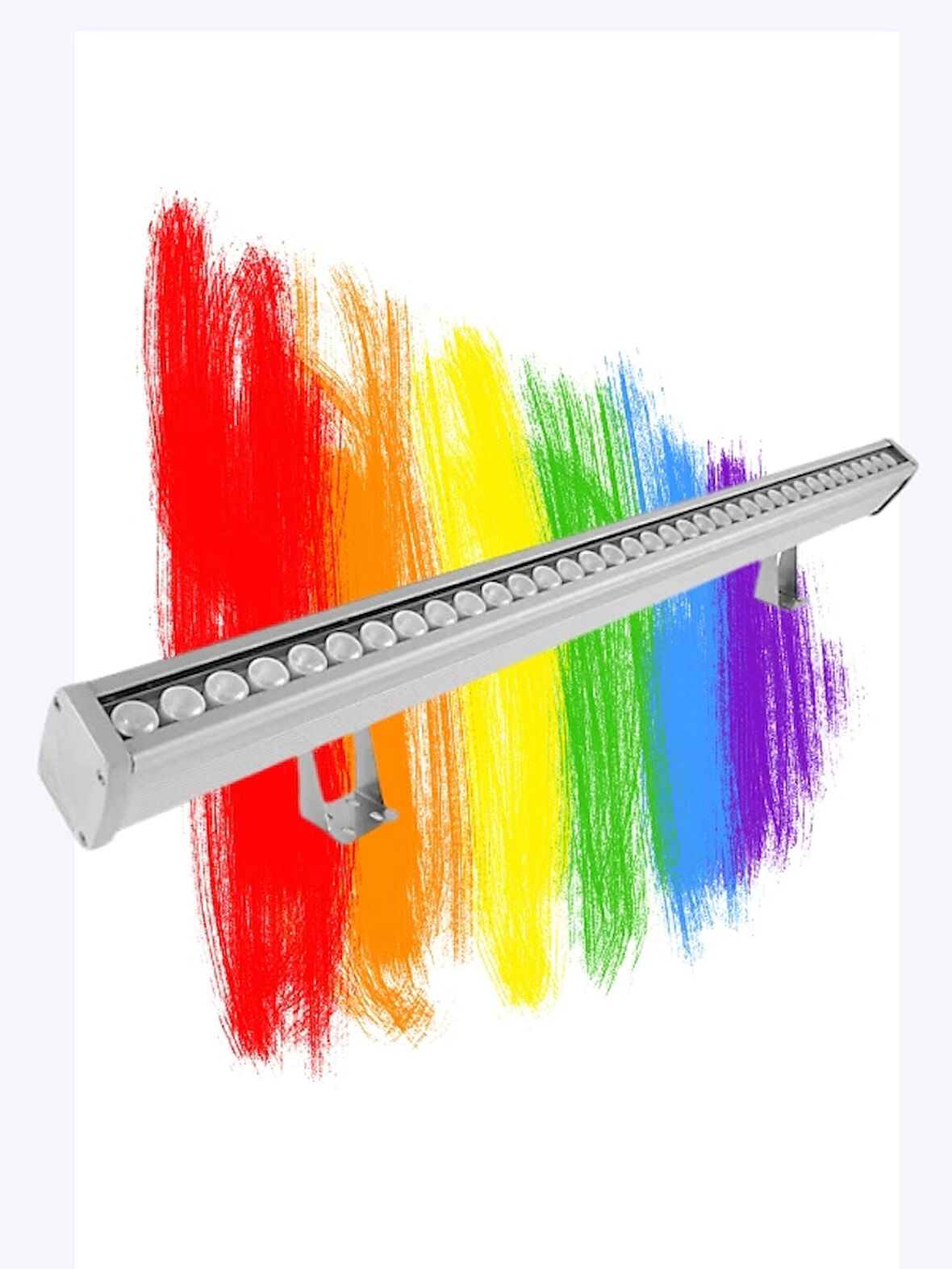 67 cm 24 Watt RGB Wallwasher Duvar Boyama RF Uzaktan Kumanda IP65