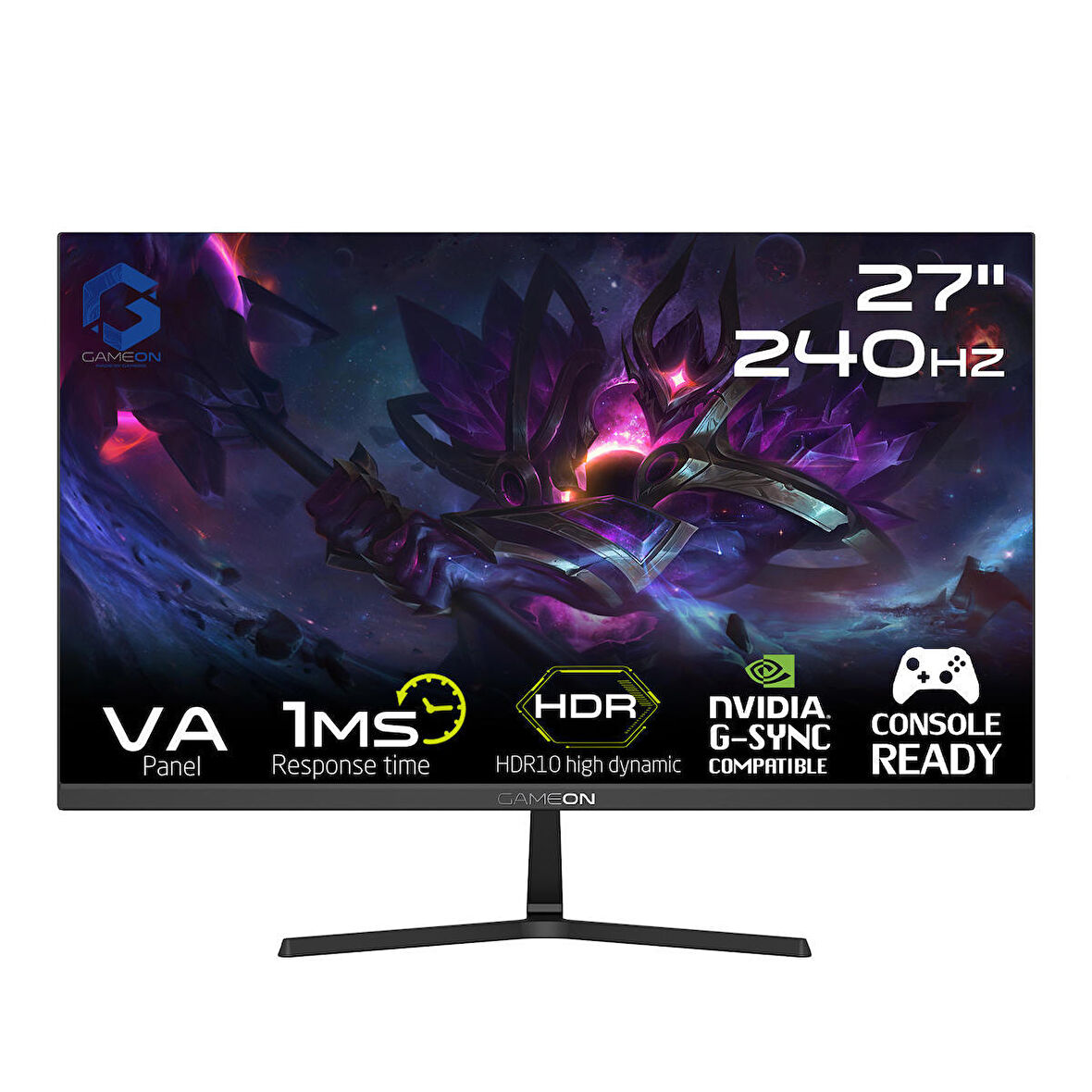 27 GAMEON GOESP27240VA Esport Series Full HD 1ms 240Hz 2xHDMI 2.1 2x DP 1.4  Adaptive & G-Sync Gaming Monitor