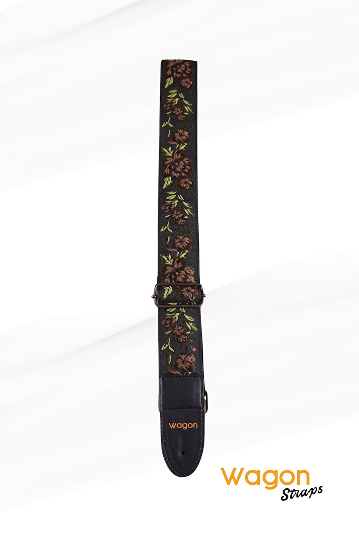 Wagon Straps Vintage Serisi Gitar Askısı - Brown Garden