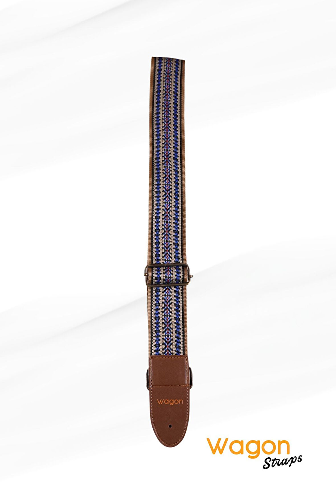 Wagon Straps Vintage Serisi Gitar Askısı - Blue Grass