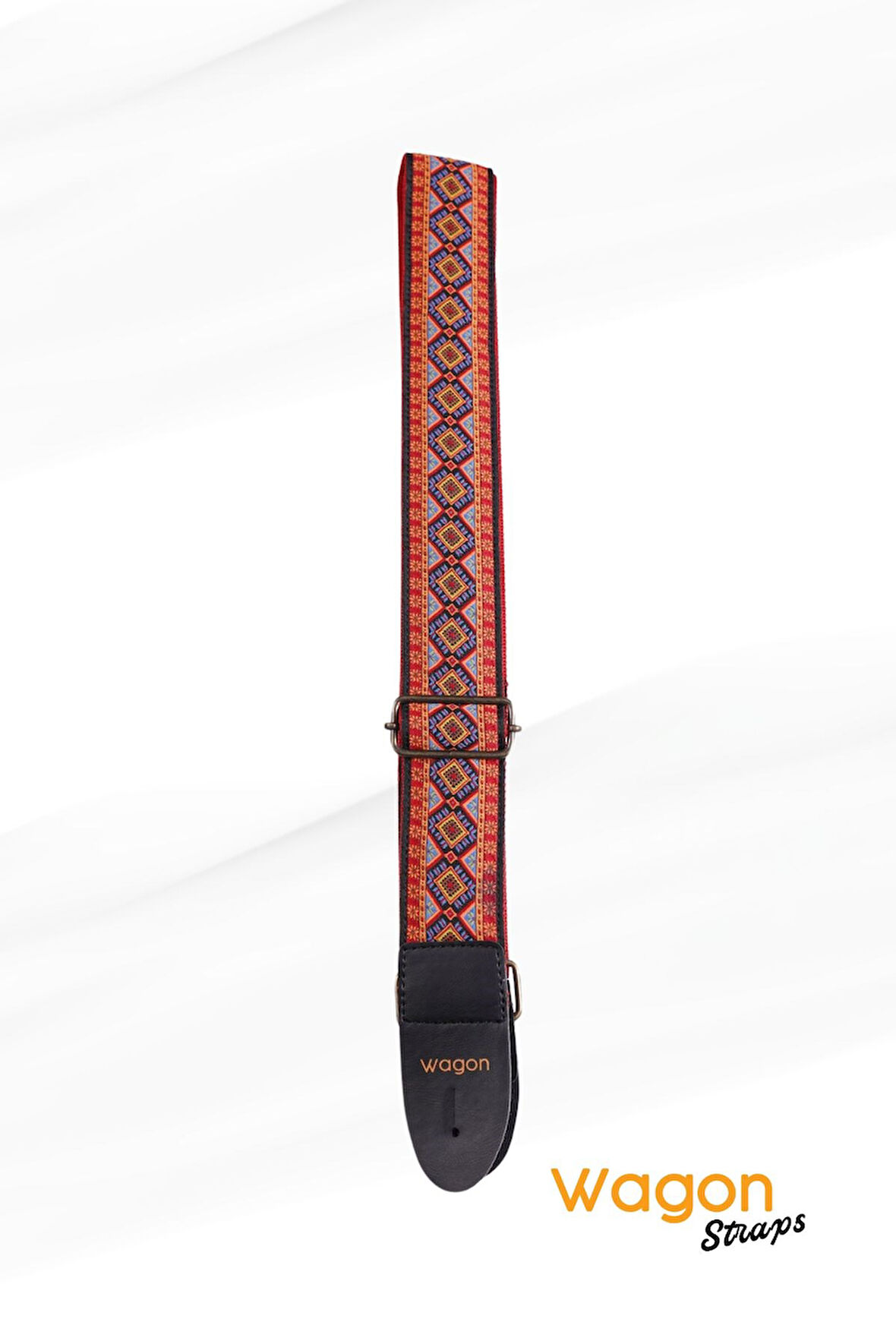 Wagon Straps Vintage Serisi Gitar Askısı - Fiery Petal 
