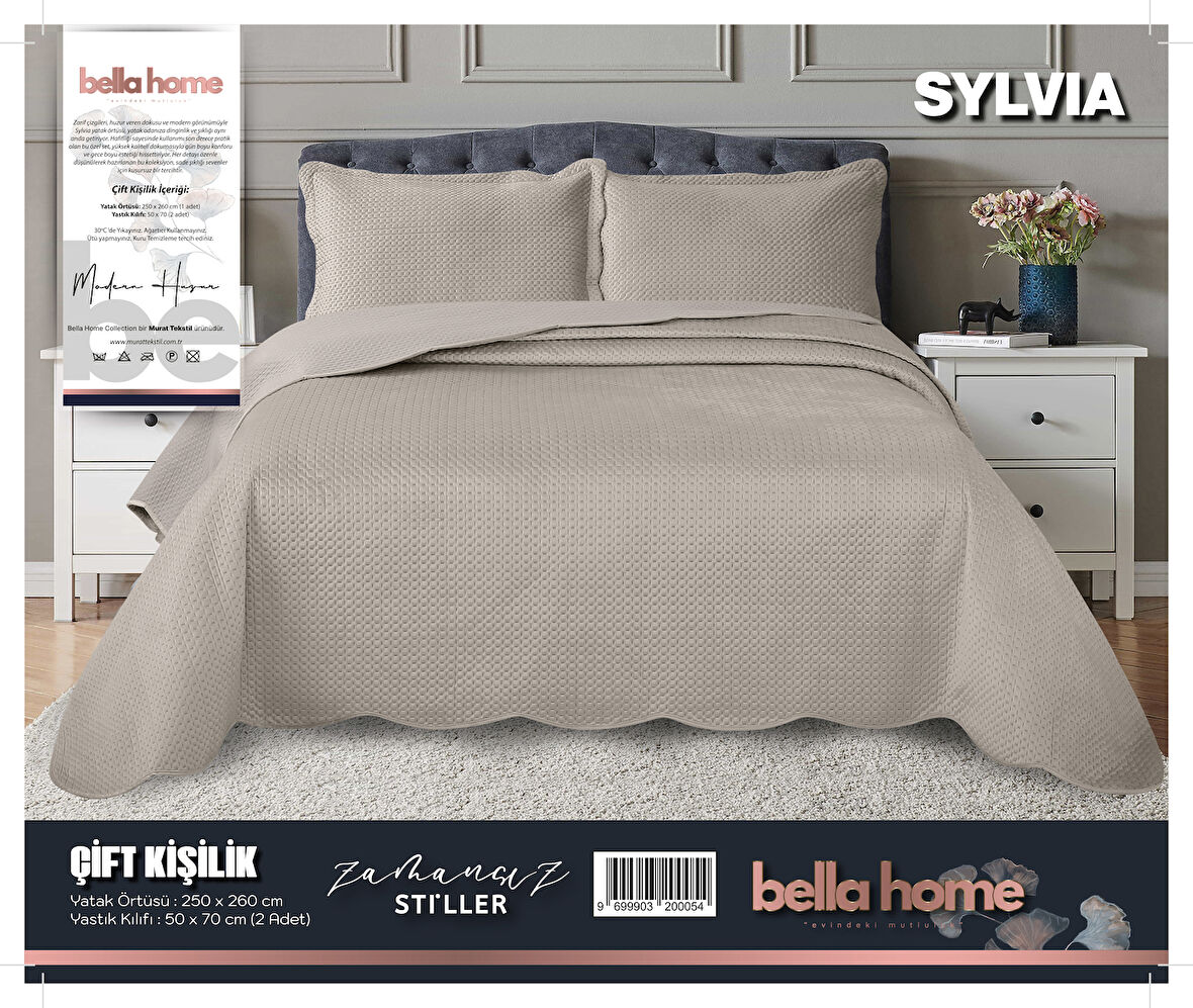 Sylvia Yatak Örtüsü Çift Kişilik