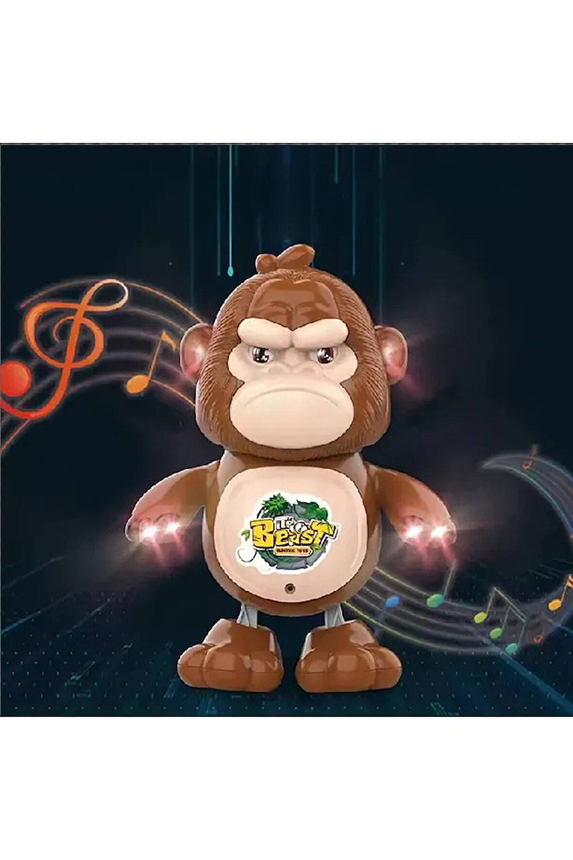 Dans Eden Işıklı Müzikli Goril Oyuncak