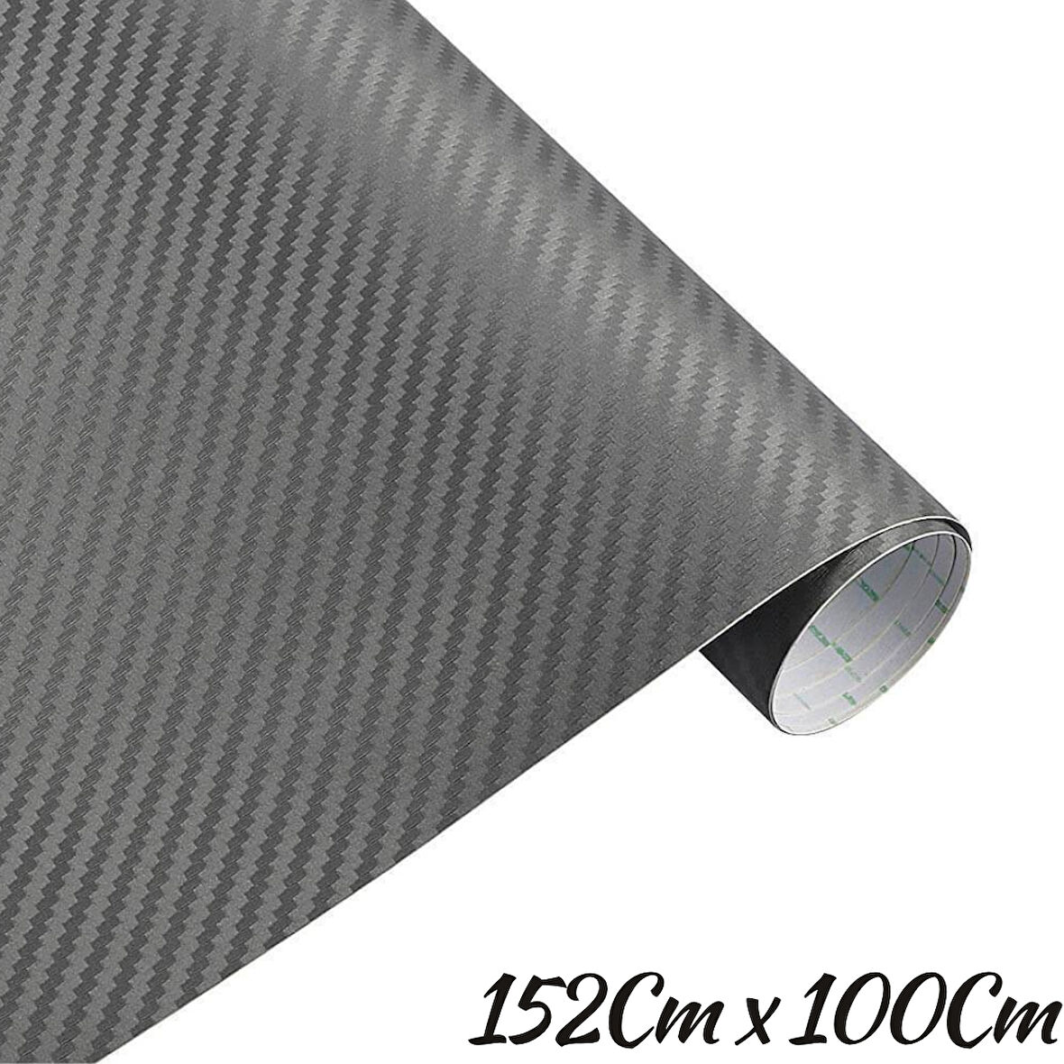 152 x 1 Metre Füme Karbon Fiber Folyo Hava Kanallı Araç İçi - Dışı Döşeme Kaplama Folyosu Kırmızı