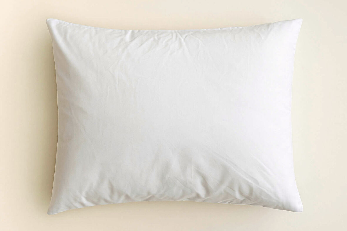 60x80cm  Desensiz Yastık Kılıfı, Pamuklu Kaliteli Kumaşlı, Fermuarlı, Sadece Kılıf