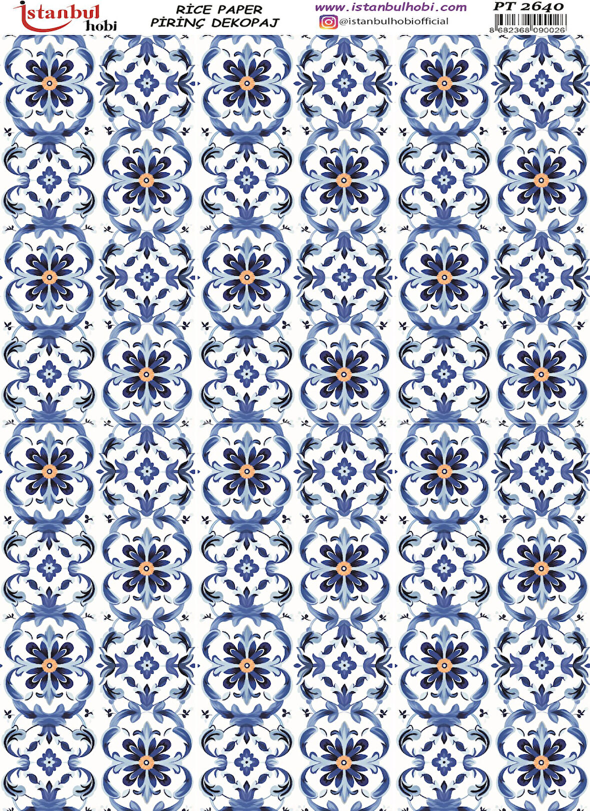 İSTANBUL HOBİ PİRİNÇ DEKOPAJ PT 2640