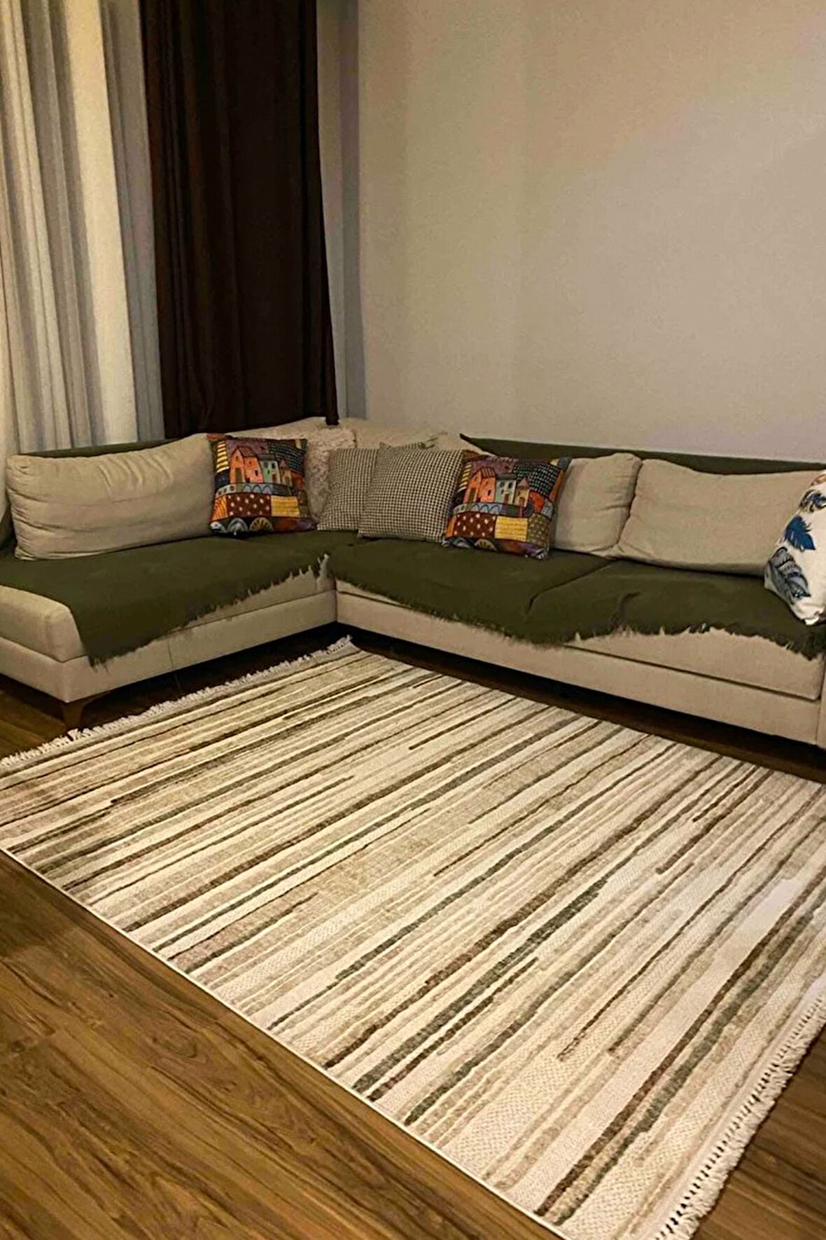 Bliss BLS05 Bej - Salon, Koridor (Yolluk), Mutfak, Antre, Yatak ve Oturma Odası Halısı