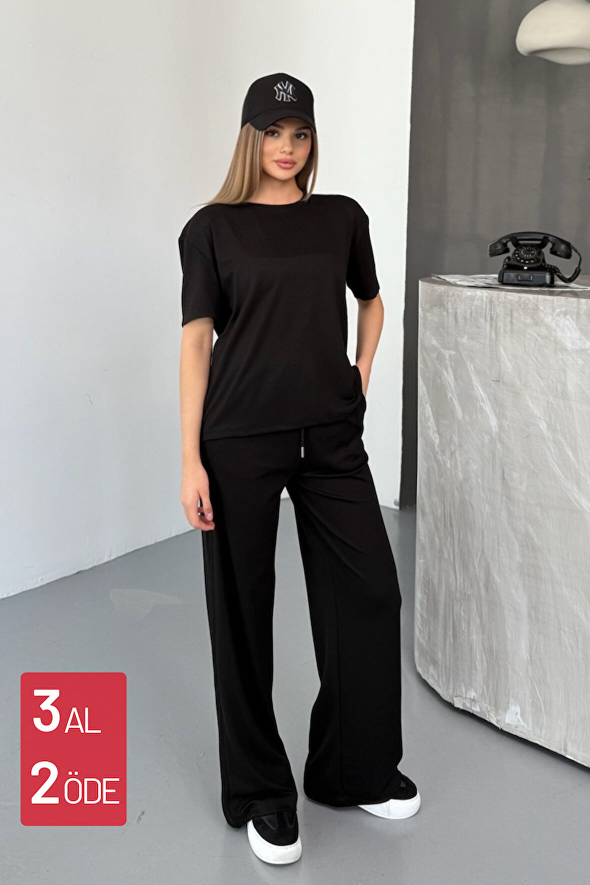 Balenbi Kadın Modal Kumaş Kısa Kollu Eşofman Takımı 1098