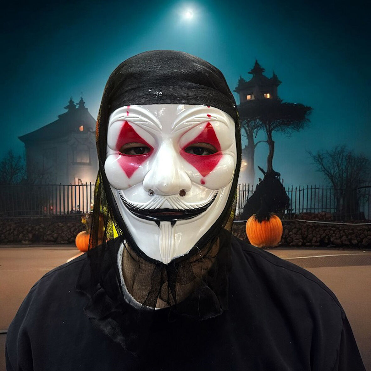 VIP HALLOWEEN MASK VIP CADILAR BAYRAMI KRAL ŞEYTAN KORKU MASKESİ  PARTİ MASKESİ THE MASK