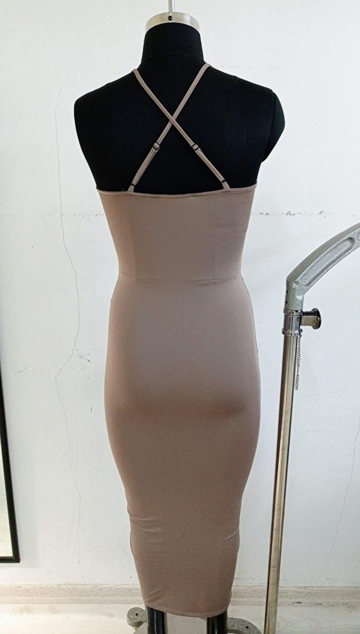 Kadın Elbise Poliamid Büzgülü