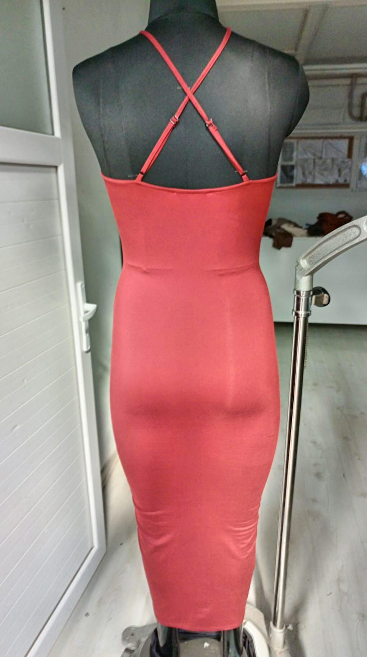 Kadın Elbise Poliamid Büzgülü