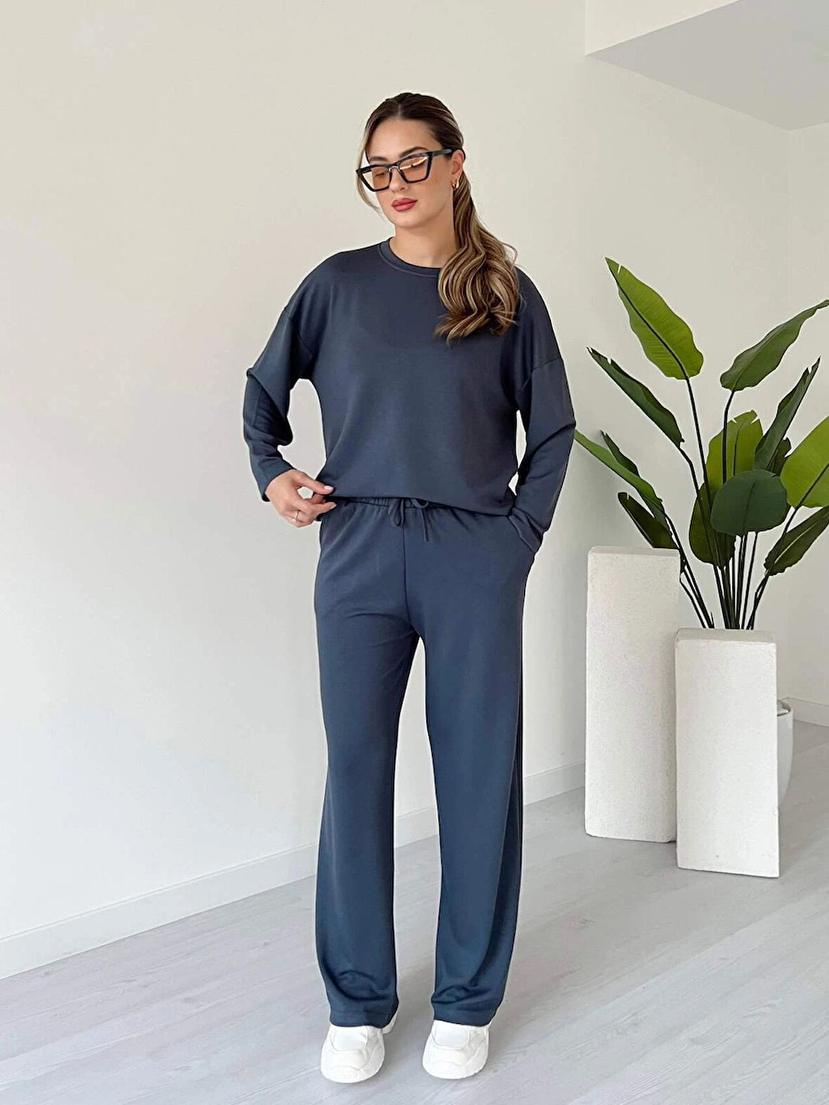 Bayan Eşofman Takım - S/M/L - 31571 (1 Beden Büyük Tercih Edilmeli)