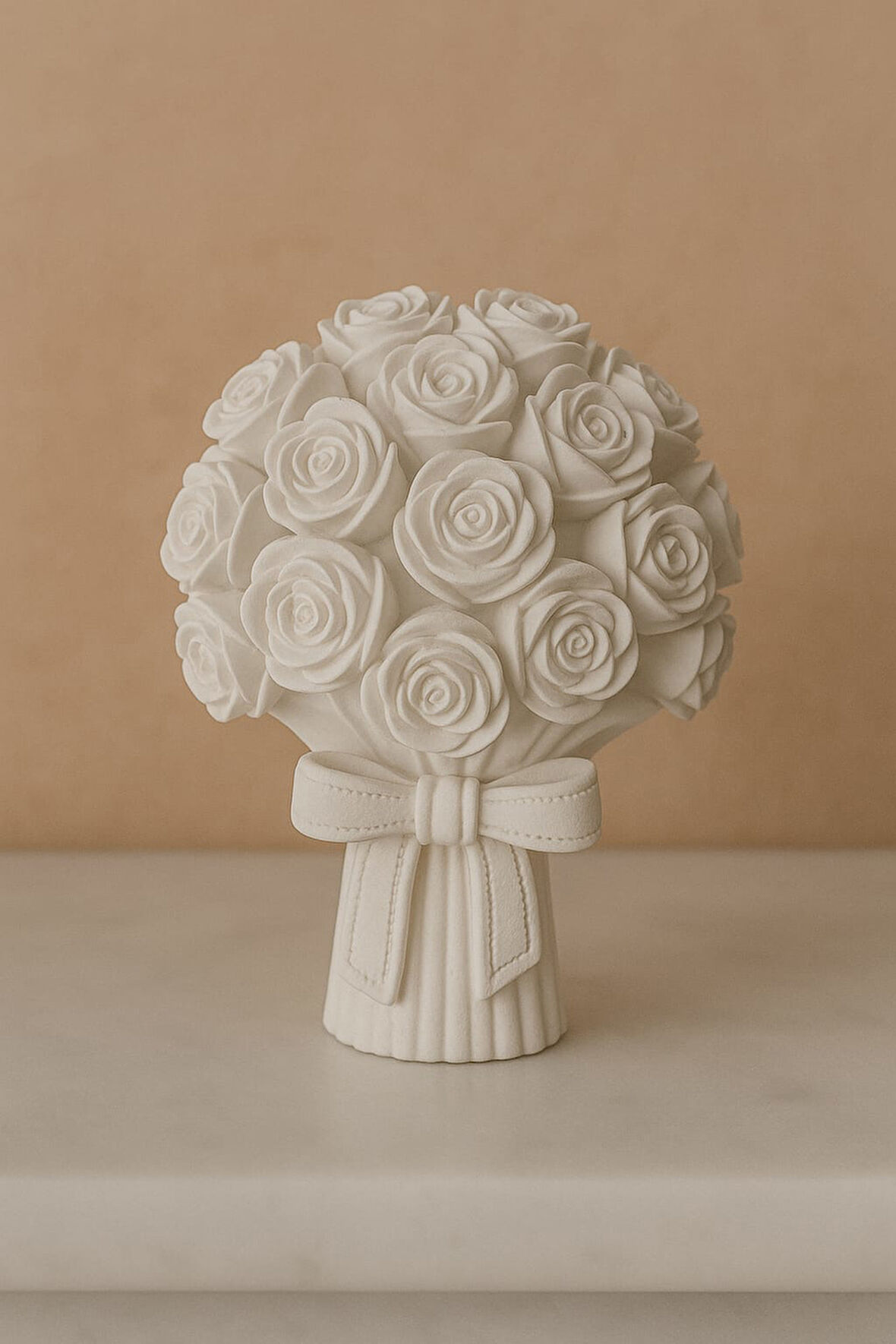 El Yapımı Dekoratif Gül Buketi Kokulu Taş 9 x 7 Cm