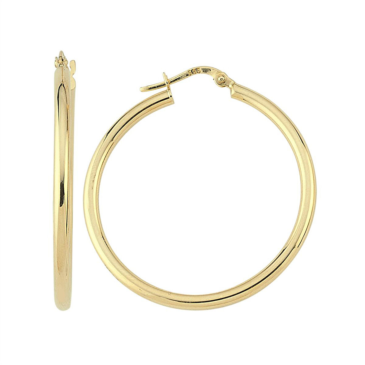 Altın Halka Küpe 3,63 Gram