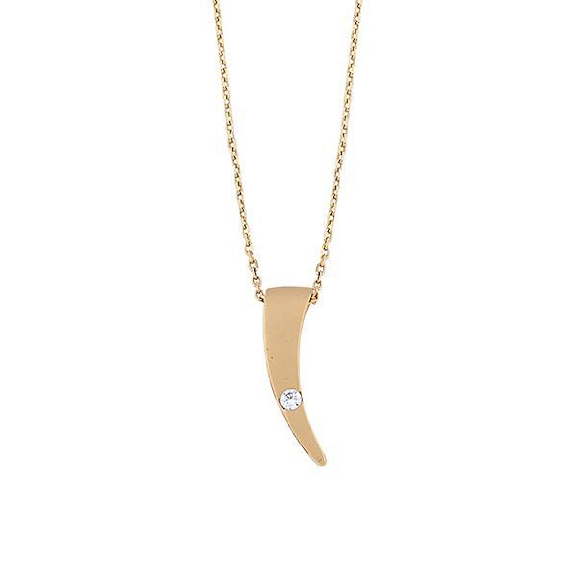 Altın Taşlı Rose Set Kolye
