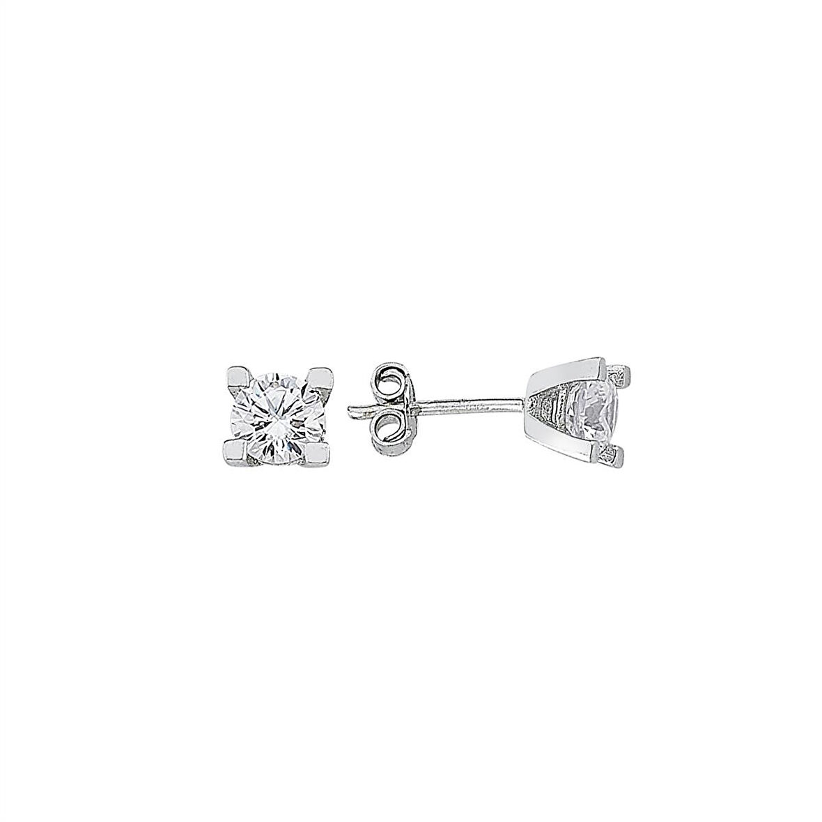Altın Tektaş Küpe 1,52 Gram