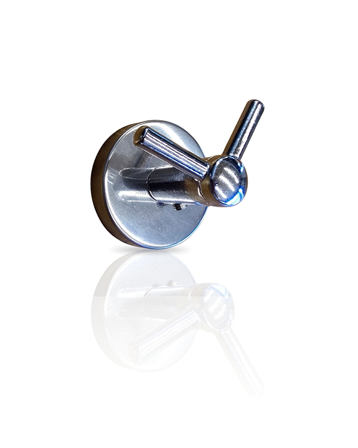 Kapı Arkası Krom Metal İki Uçlu Havlu Asma Aparatı | Montajlı Havluluk | Otel Buklet Serisi